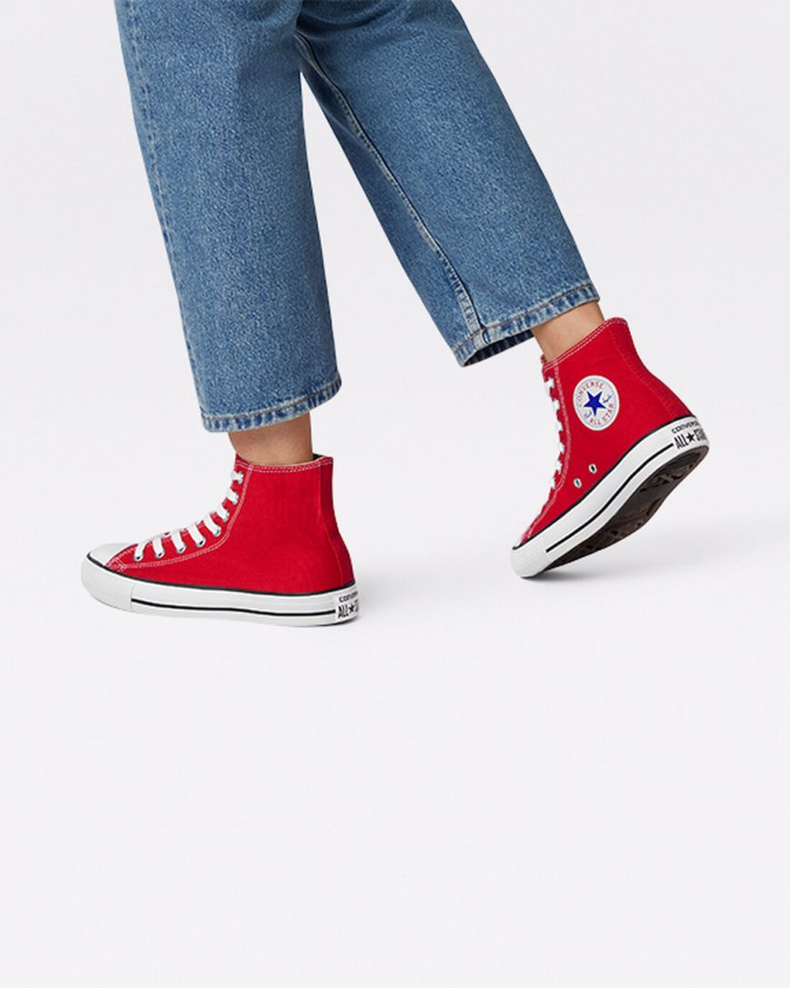 Zapatillas Altas Converse Chuck Taylor All Star Classic Hombre Rojas | PE 5EL4P0